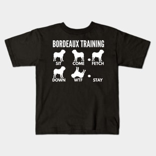 Dogue de Bordeaux Training French Mastiff Tricks Kids T-Shirt